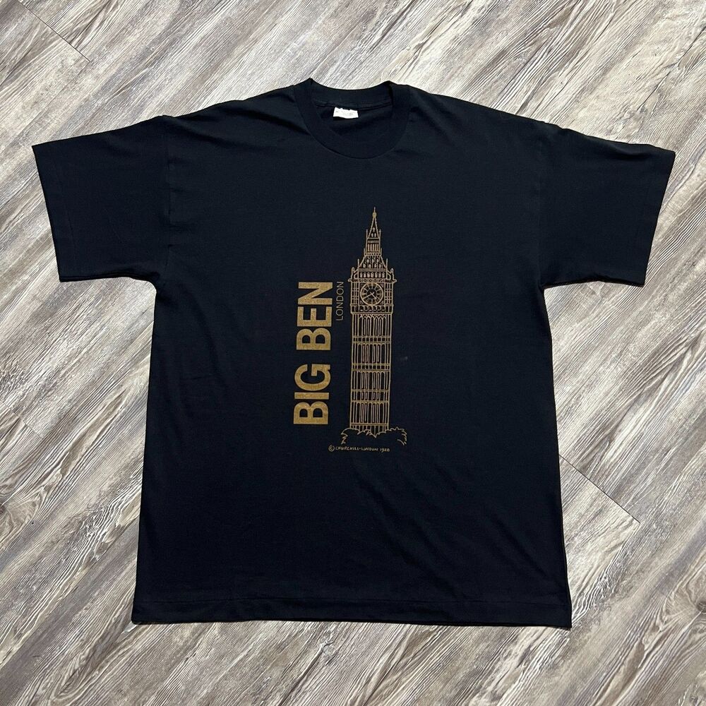 Vintage Big Ben London Single Stitch Shirt XL